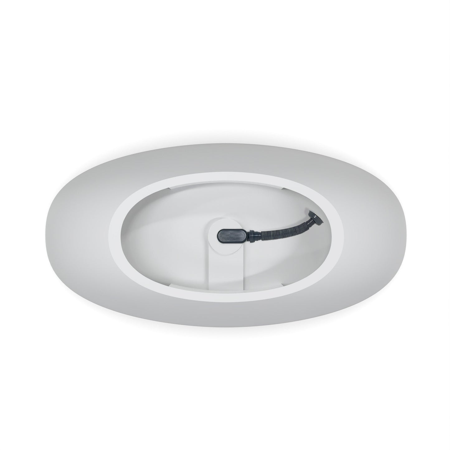 61 Inch Solid Surface Freestanding Bathroom Bathtub