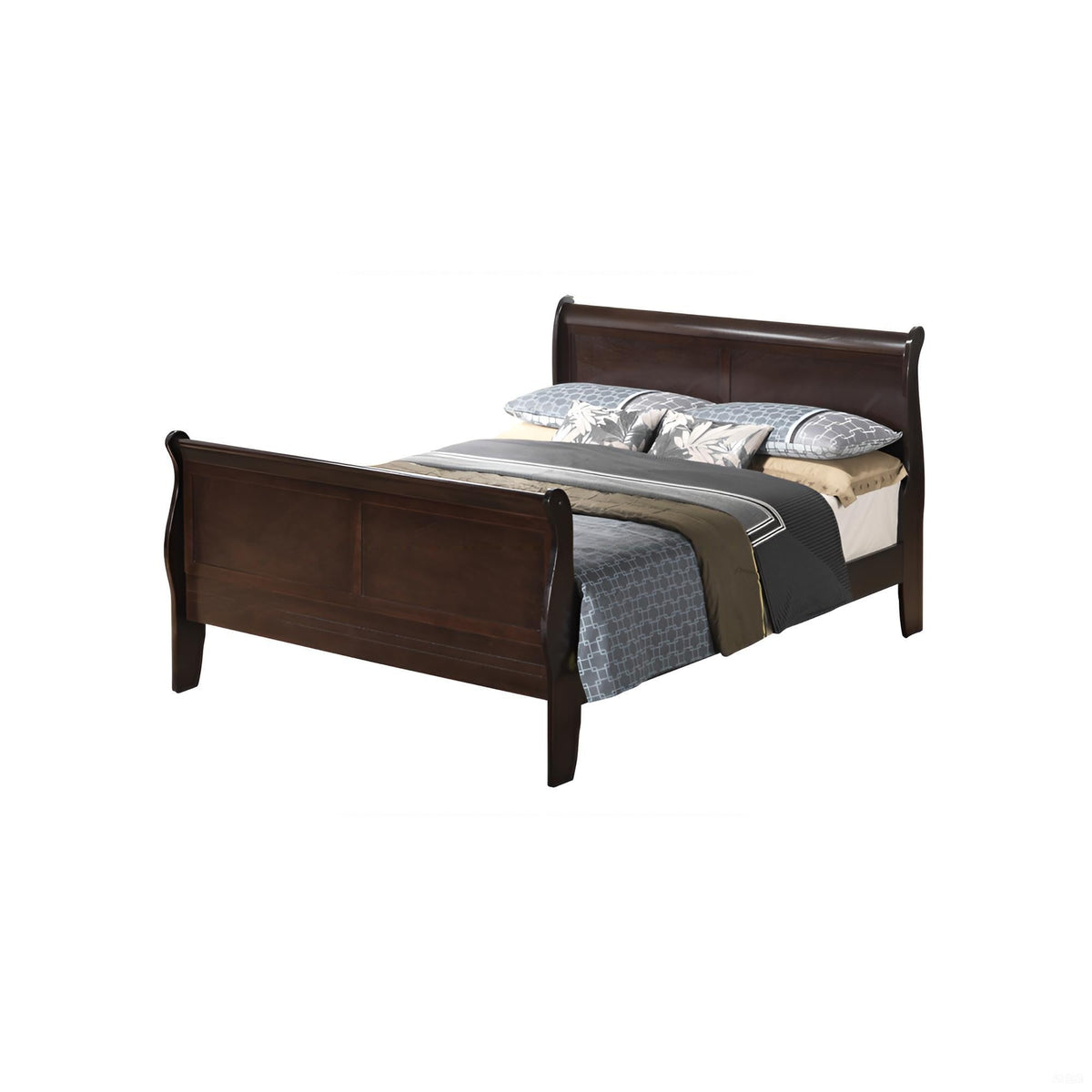 Louis Phillipe G3125A-QB Queen Bed, Cappuccino