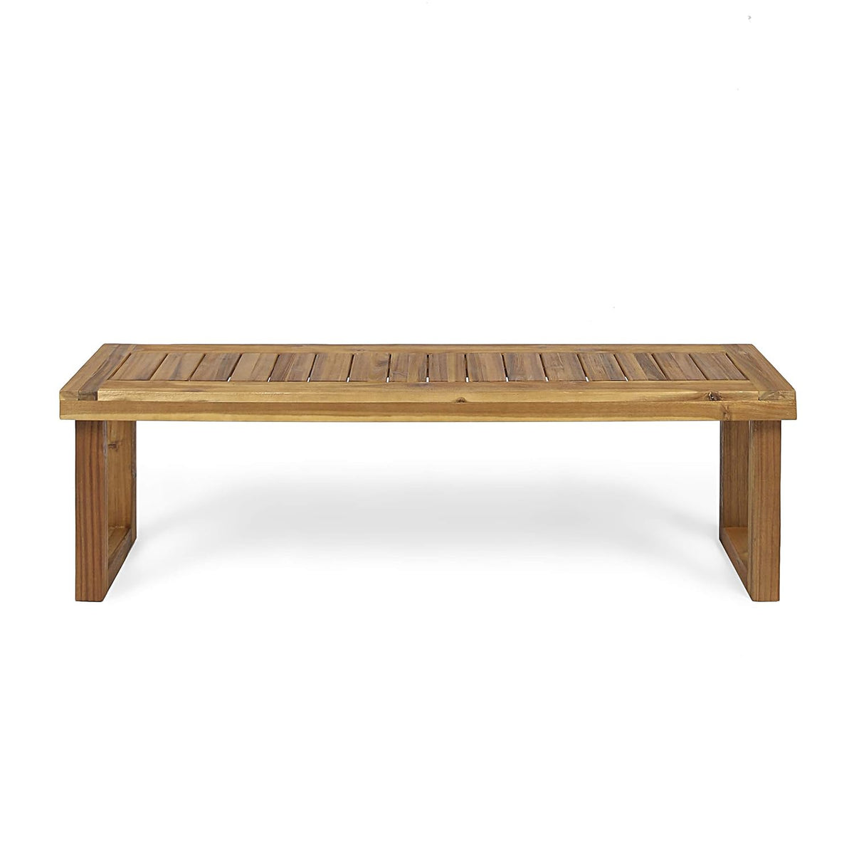 3Pcs Outdoor Acacia Wood Dining Set, Sandblast