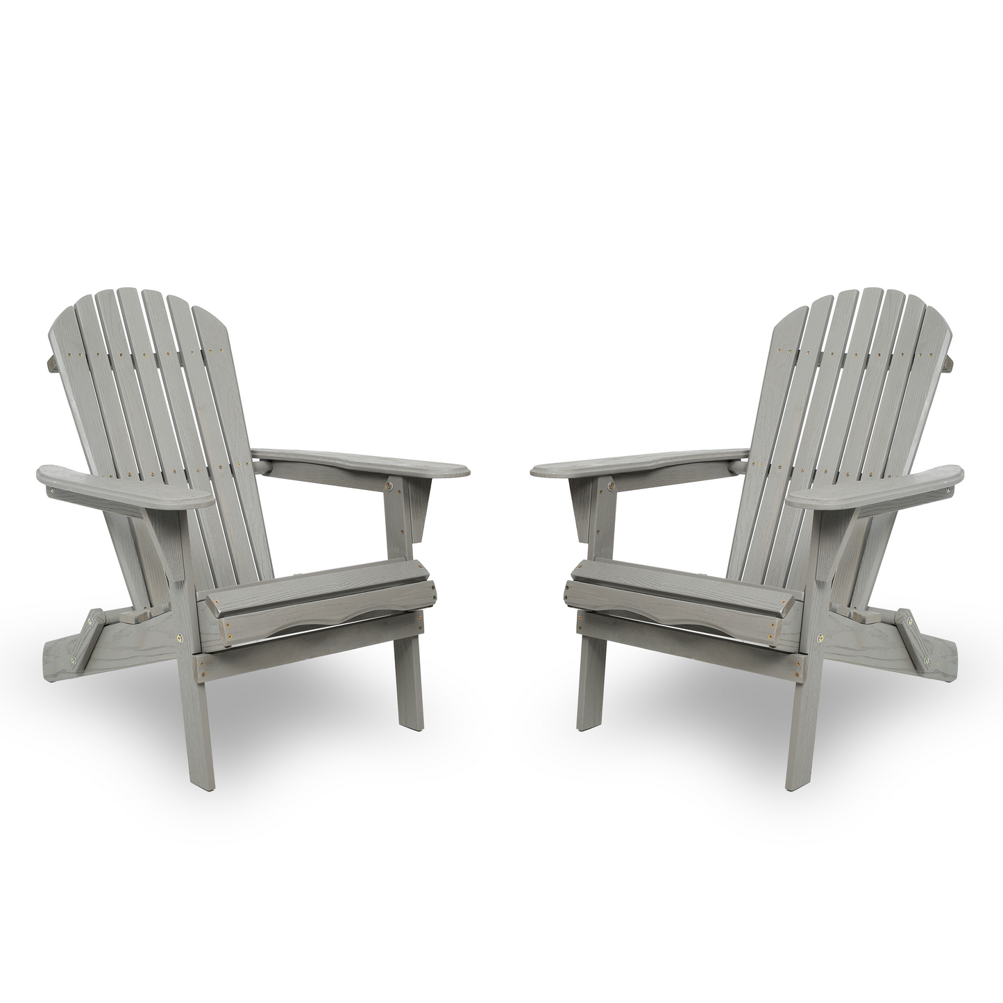 Classic Embossed Grain Adirondack Chair Set of 2