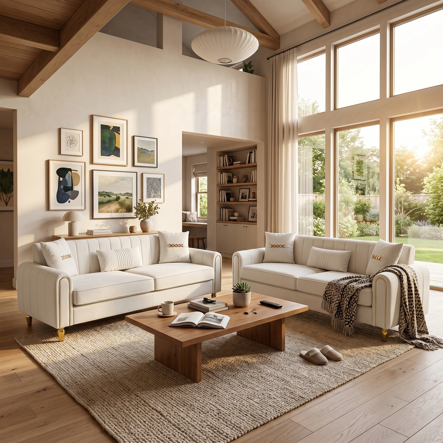 FX-P11-CW-2PC Modern Sofa Set