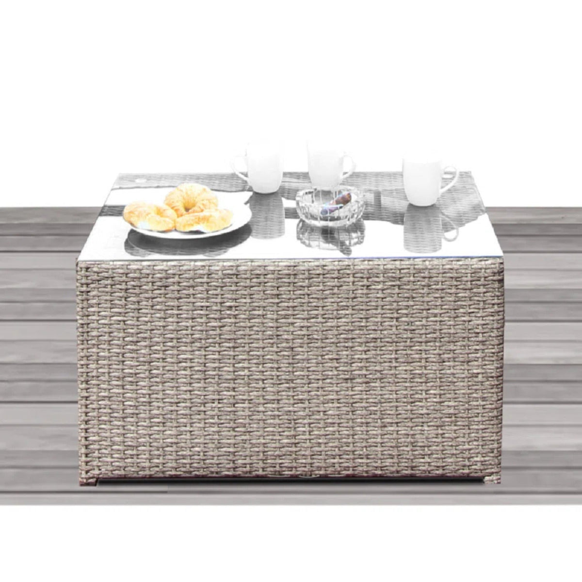 Outdoor 4-Person Sofa Seating Group – Pre-Assembled with Cushions