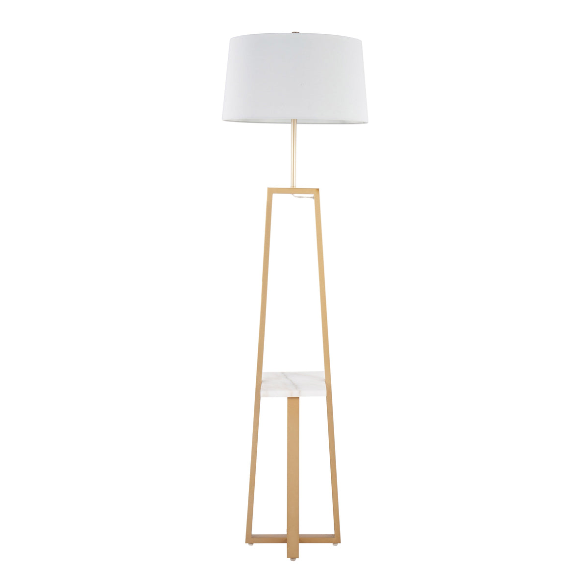 Shelf Contemporary Floor Lamp