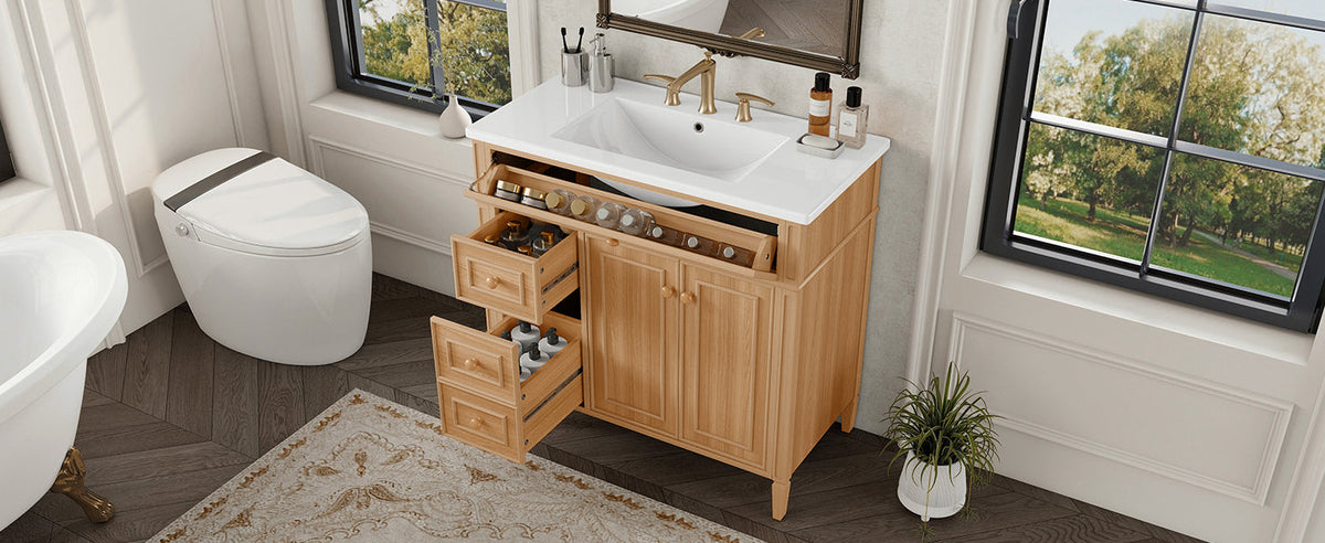 36" Bathroom Vanity with Sink