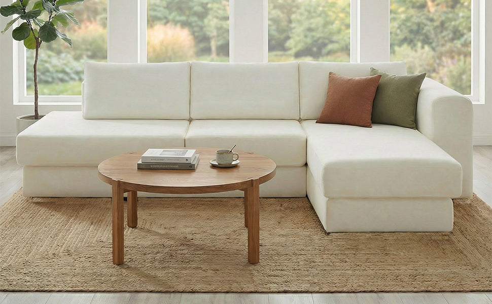 L-Shaped Modular Sofa 113" Modular Sectional