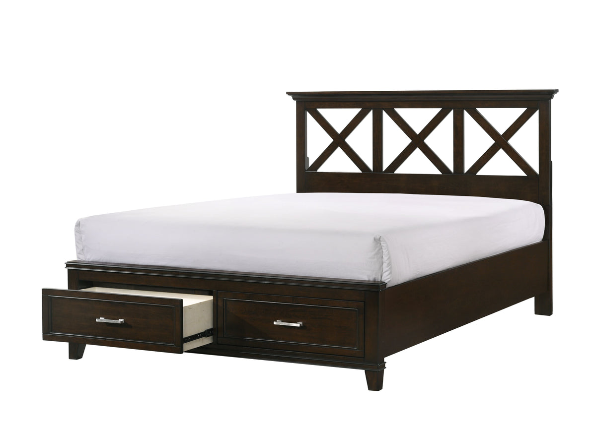 King X Storage Bed