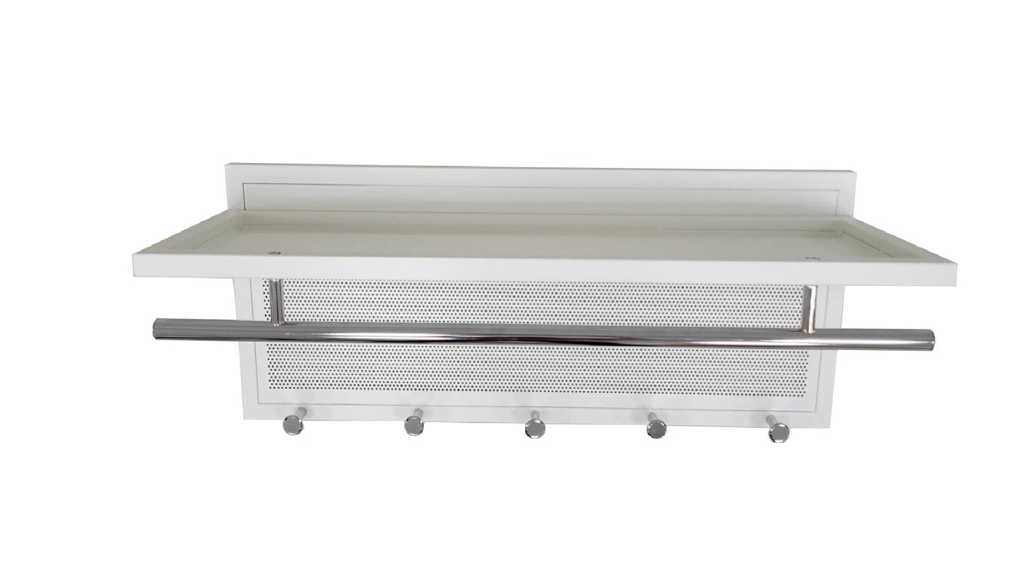 Esyspot Metal Powder Coating Hook Wall Mounted with Shelf