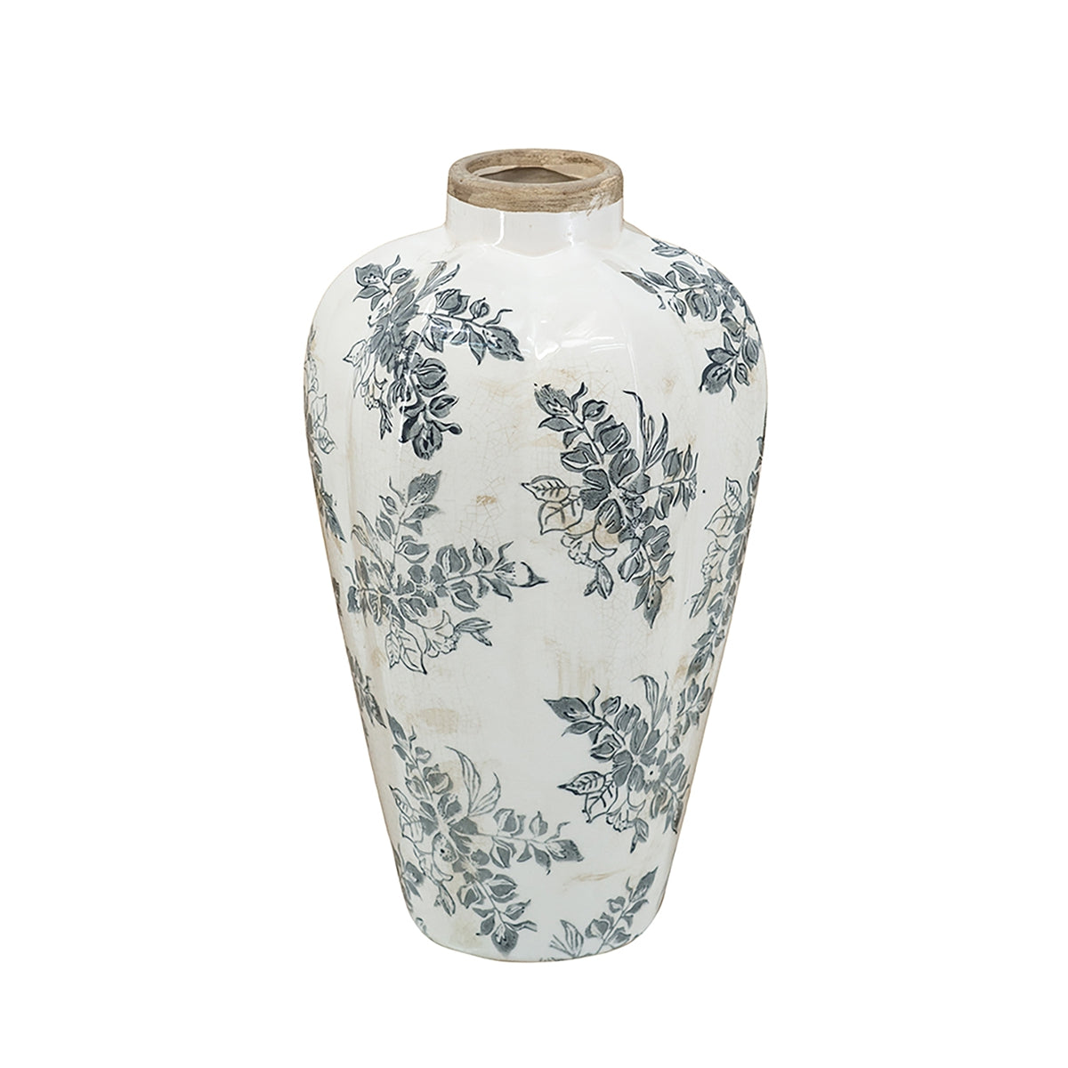 Vintage Inspired Ceramic Accent Vase