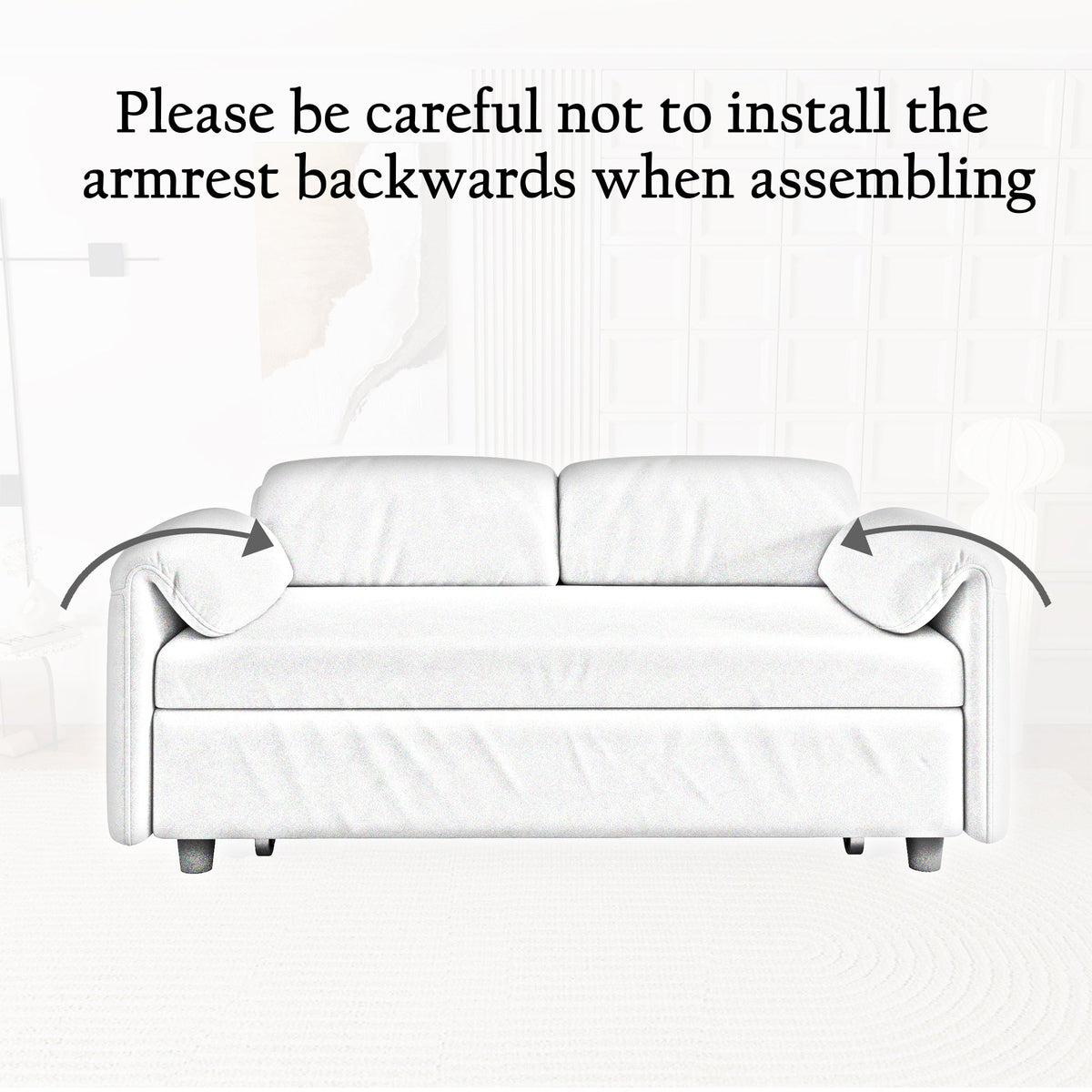 Elegant Dual-Purpose Velvet Sofa Bed