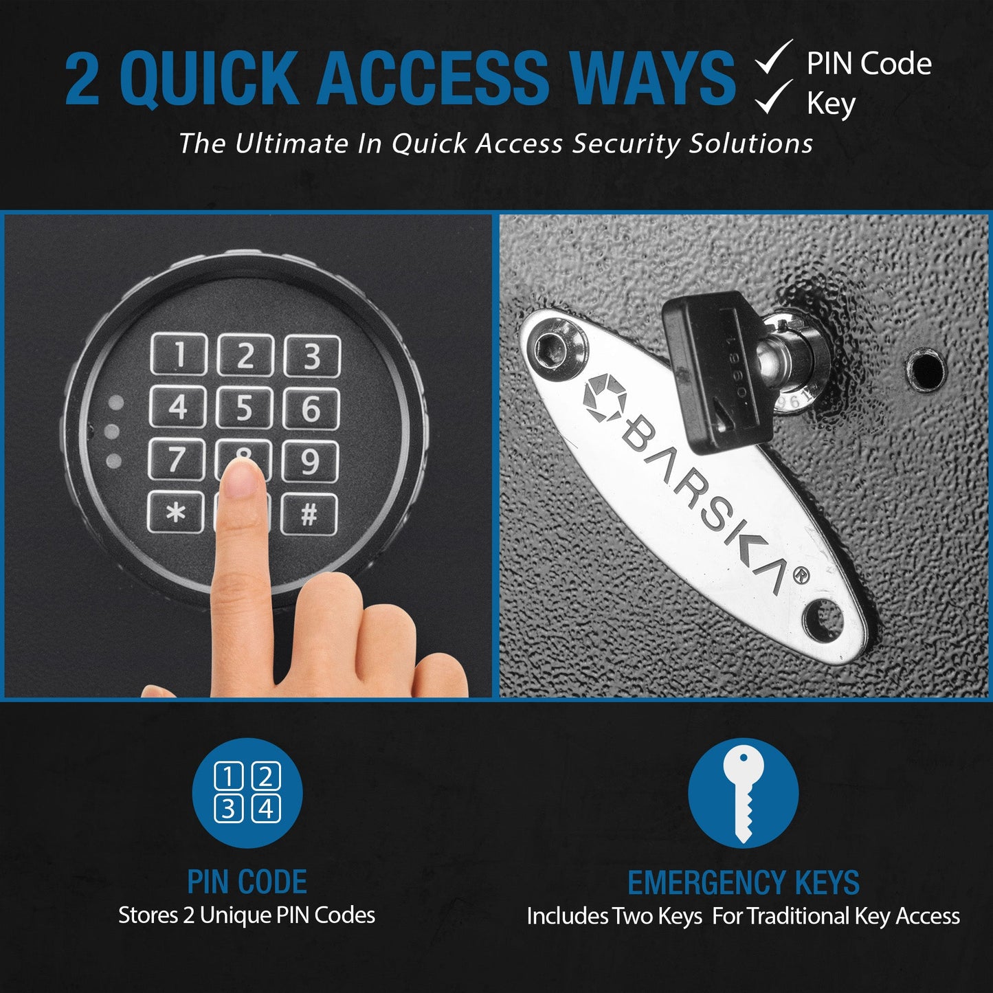 Large Digital Keypad Safe - 1.45 Cubic Ft
