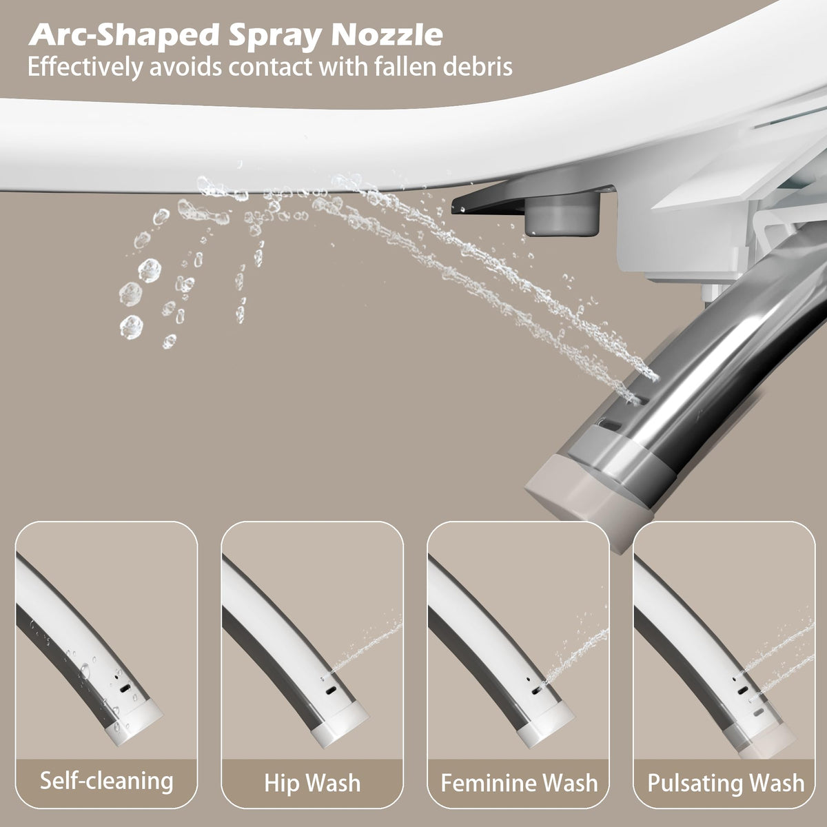 Smart Toilet with Bidet Built-in - ADA One-Piece Toilet