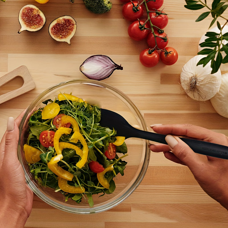 6Piece HeatResistant Silicone Spatula Baking Tool Set