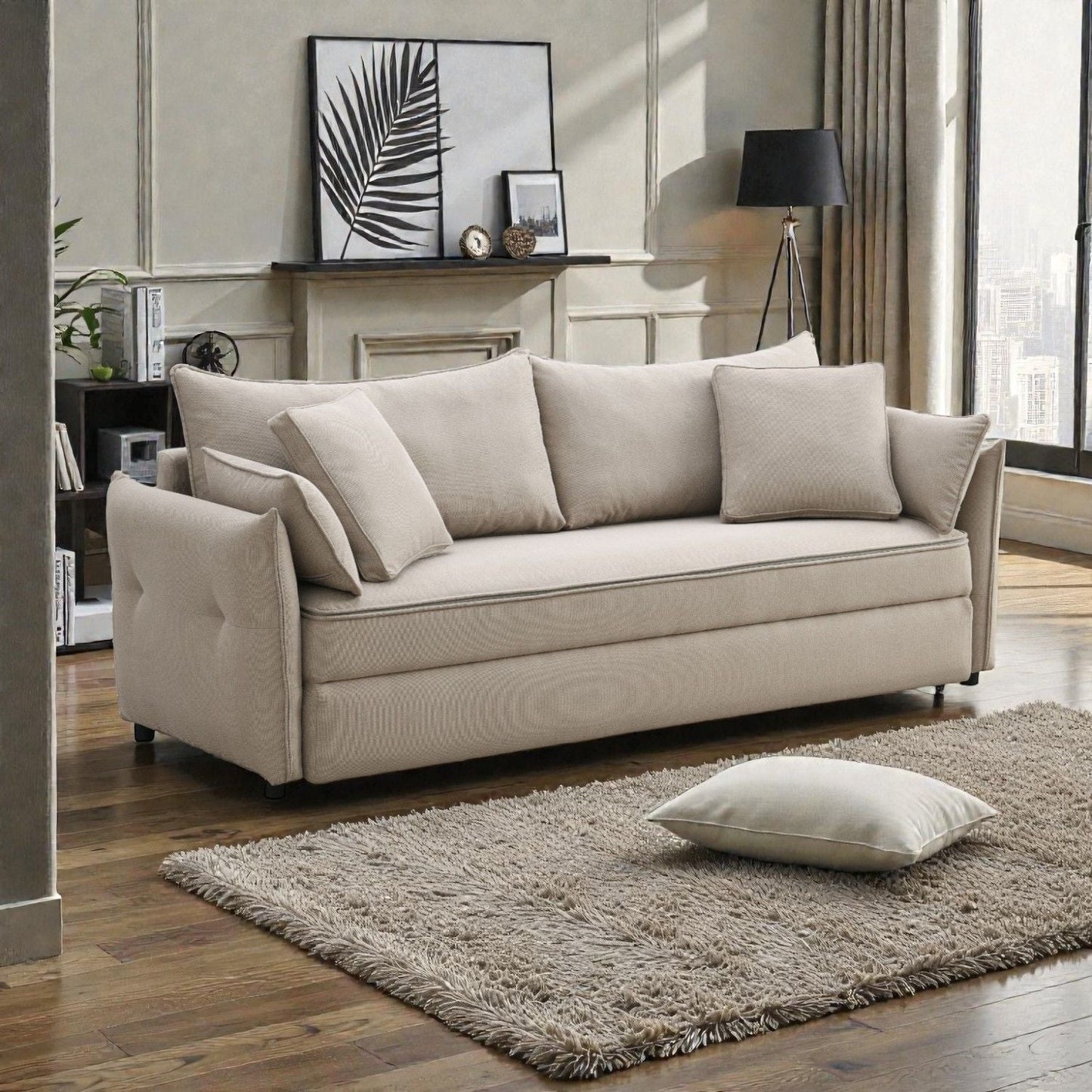 Irina Pull Out Sleep Sofa With Storage