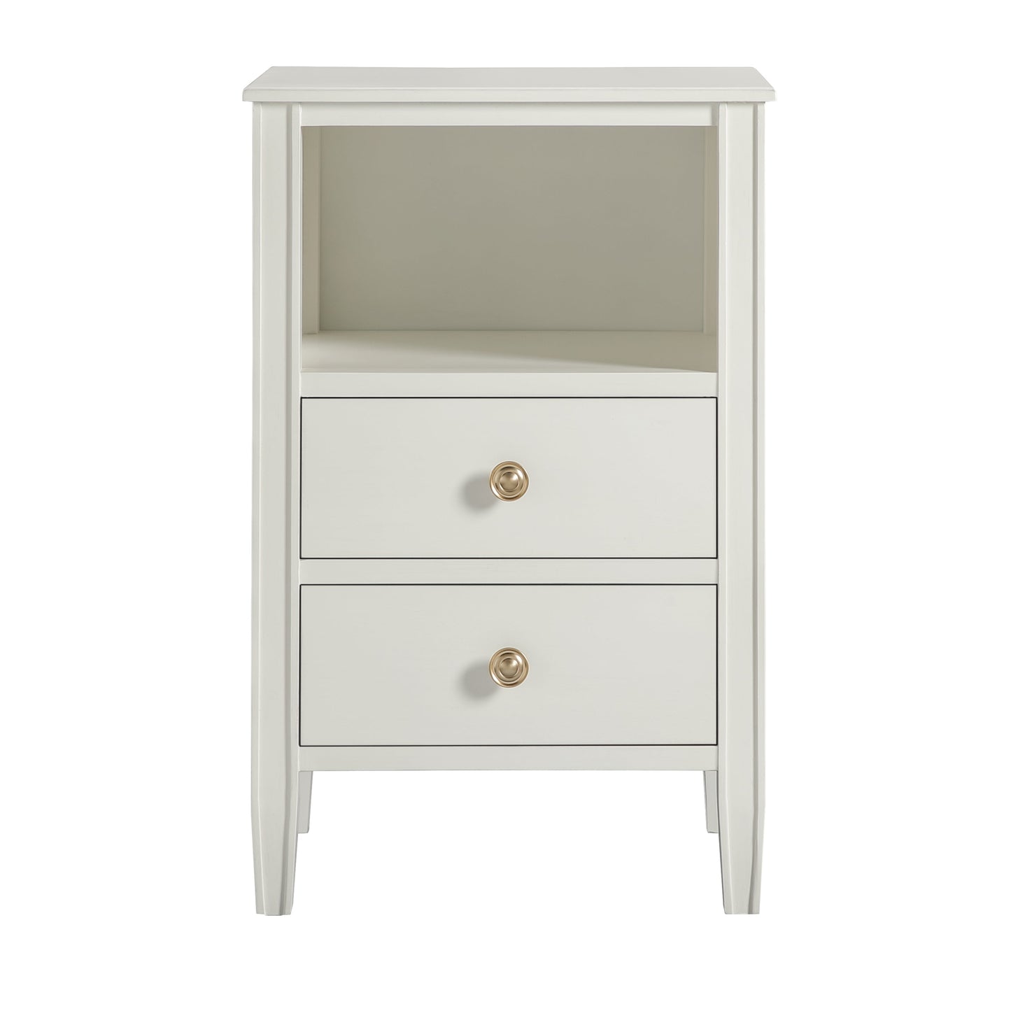 Winston 2-Drawer Storage Nightstand - Antique