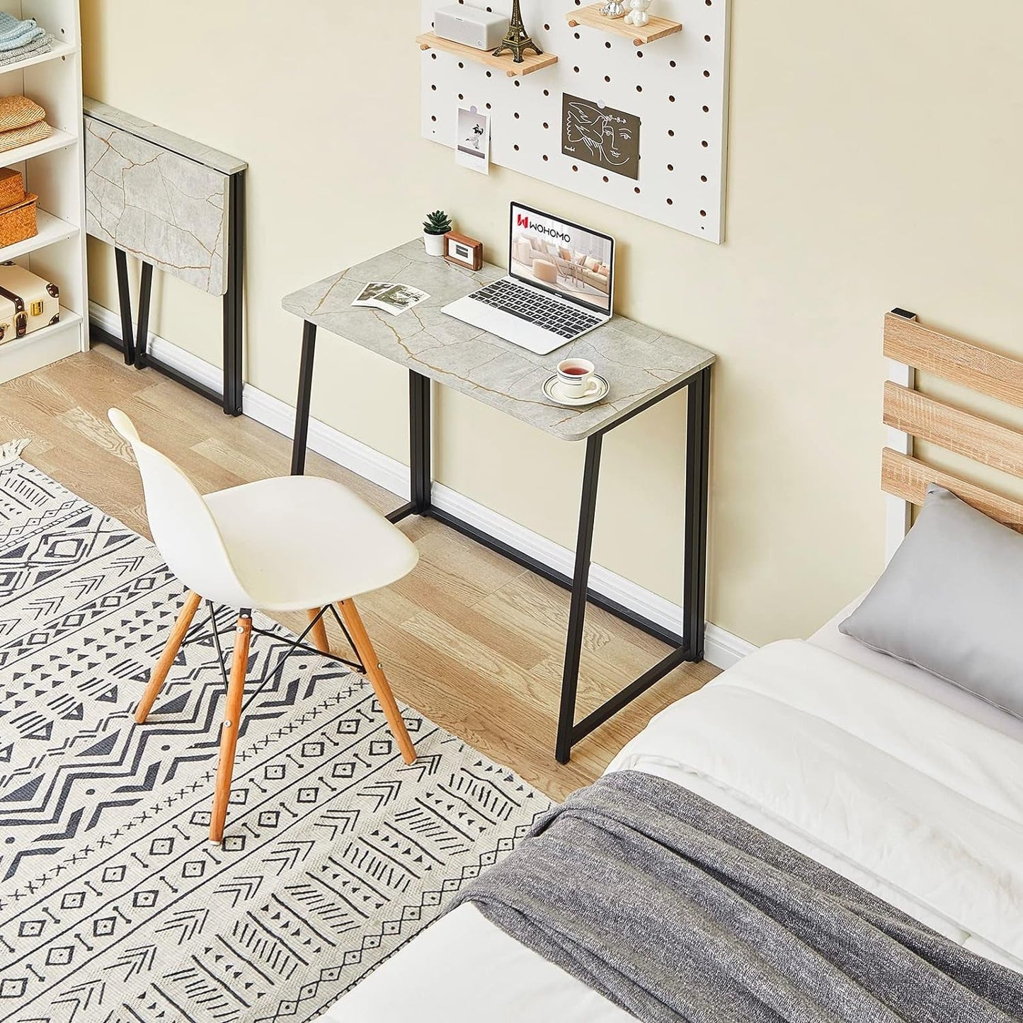 Small Foldable Computer Desk For Home Office Everyday Use