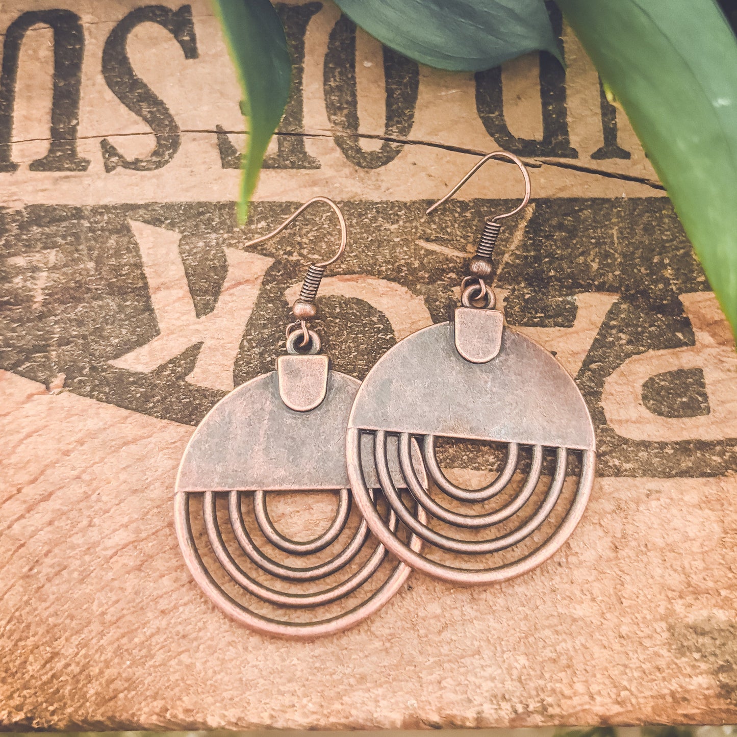 Copper Horizon Earrings