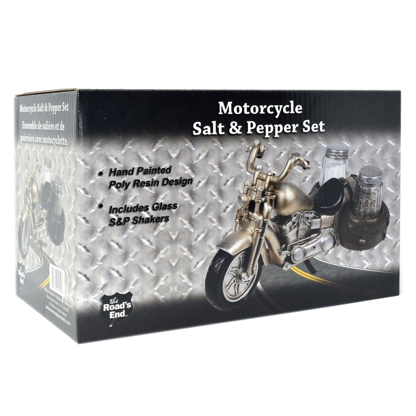 Salt and Pepper Shakers-Motorcycle