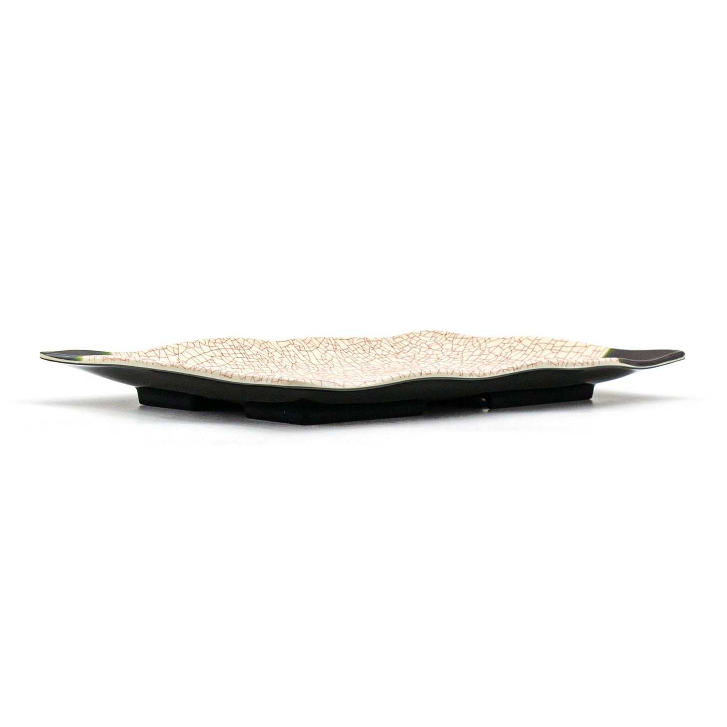 Melamine Rectangle Plate, 6pc, 13.25"x9" (Two Tone)