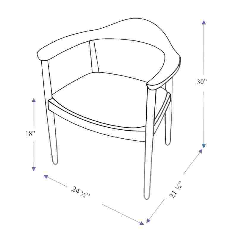Kelly Mid-Century Modern Dining Chair