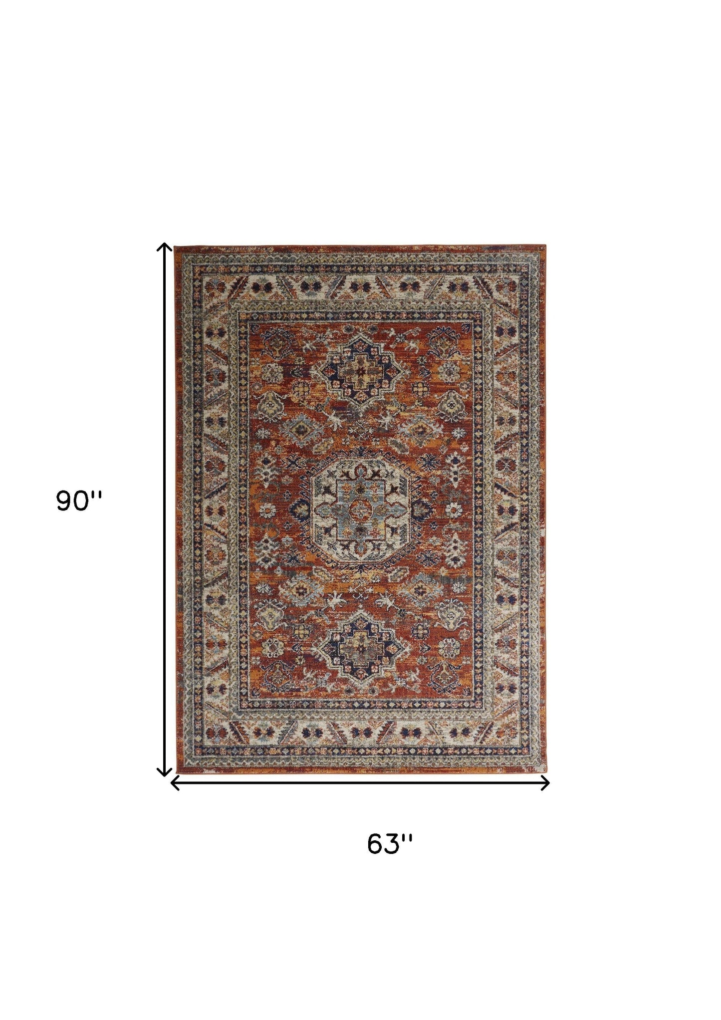 8' X 11' Taupe Gray And Blue Floral Stain Resistant Area Rug