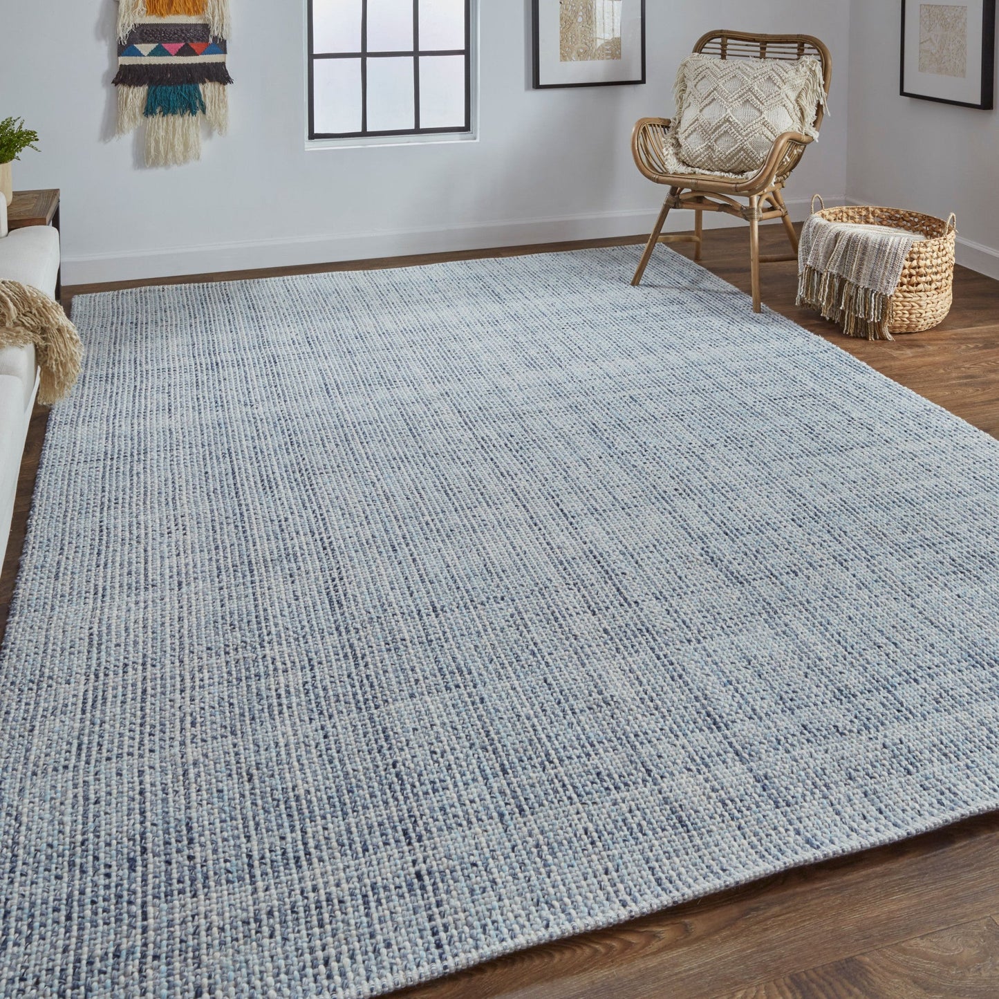9' X 12' Brown Hand Woven Area Rug
