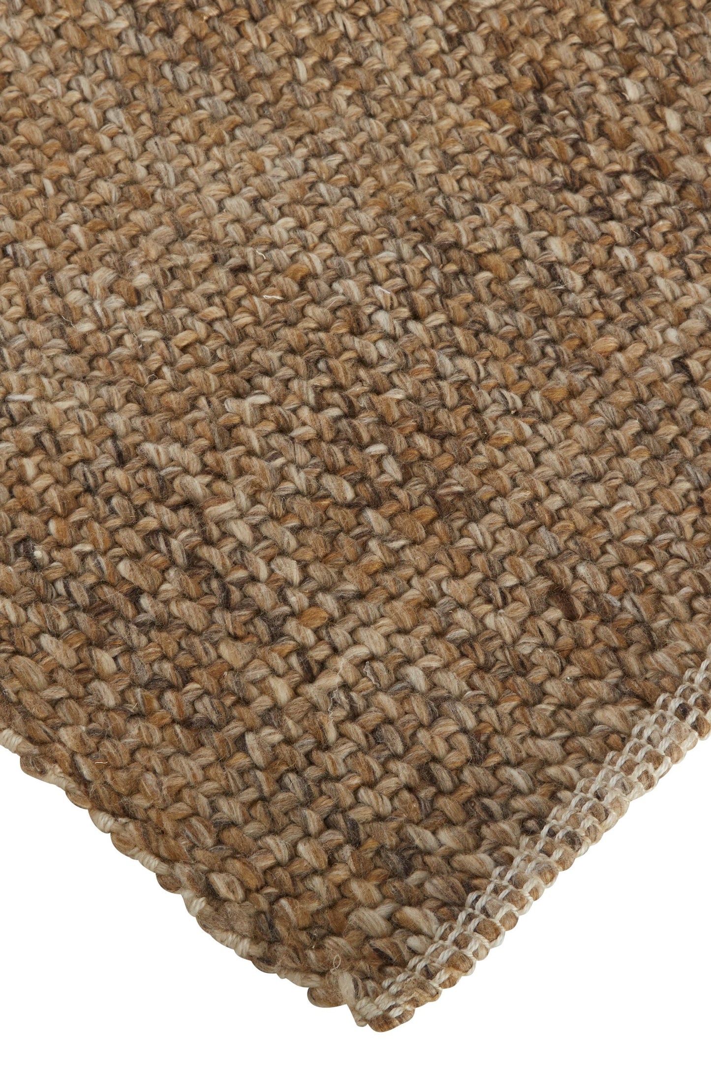 9' X 12' Brown Hand Woven Area Rug