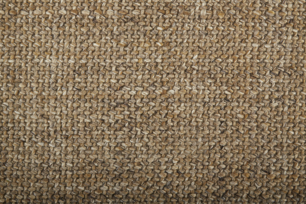 9' X 12' Brown Hand Woven Area Rug