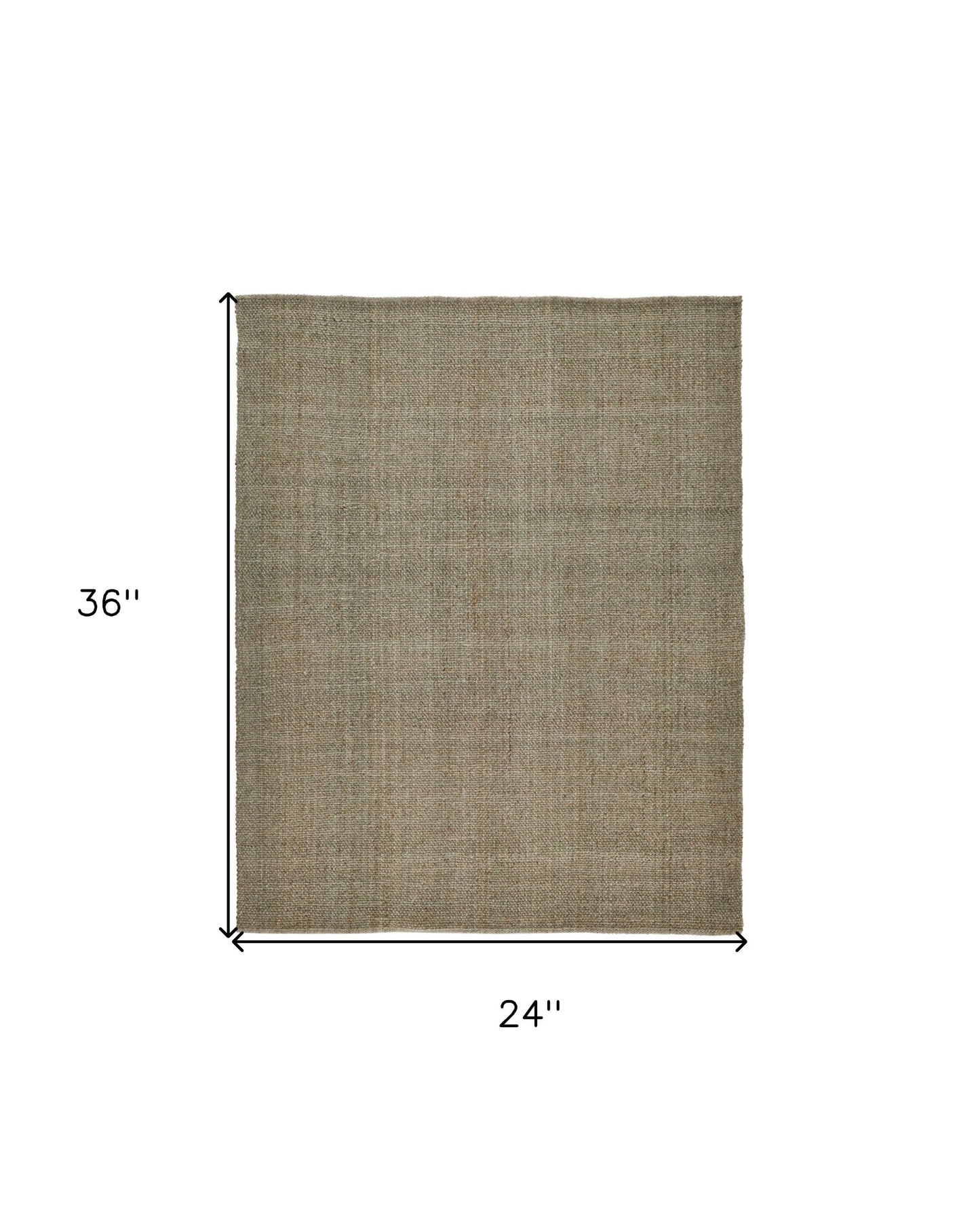 9' X 12' Brown Hand Woven Area Rug
