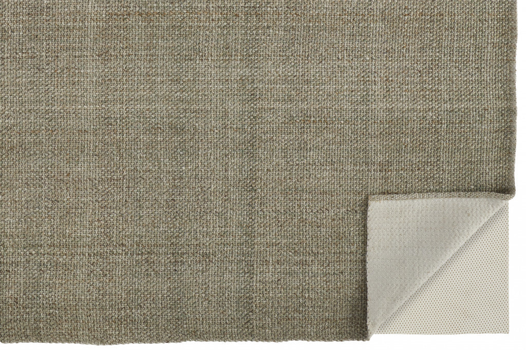 9' X 12' Brown Hand Woven Area Rug