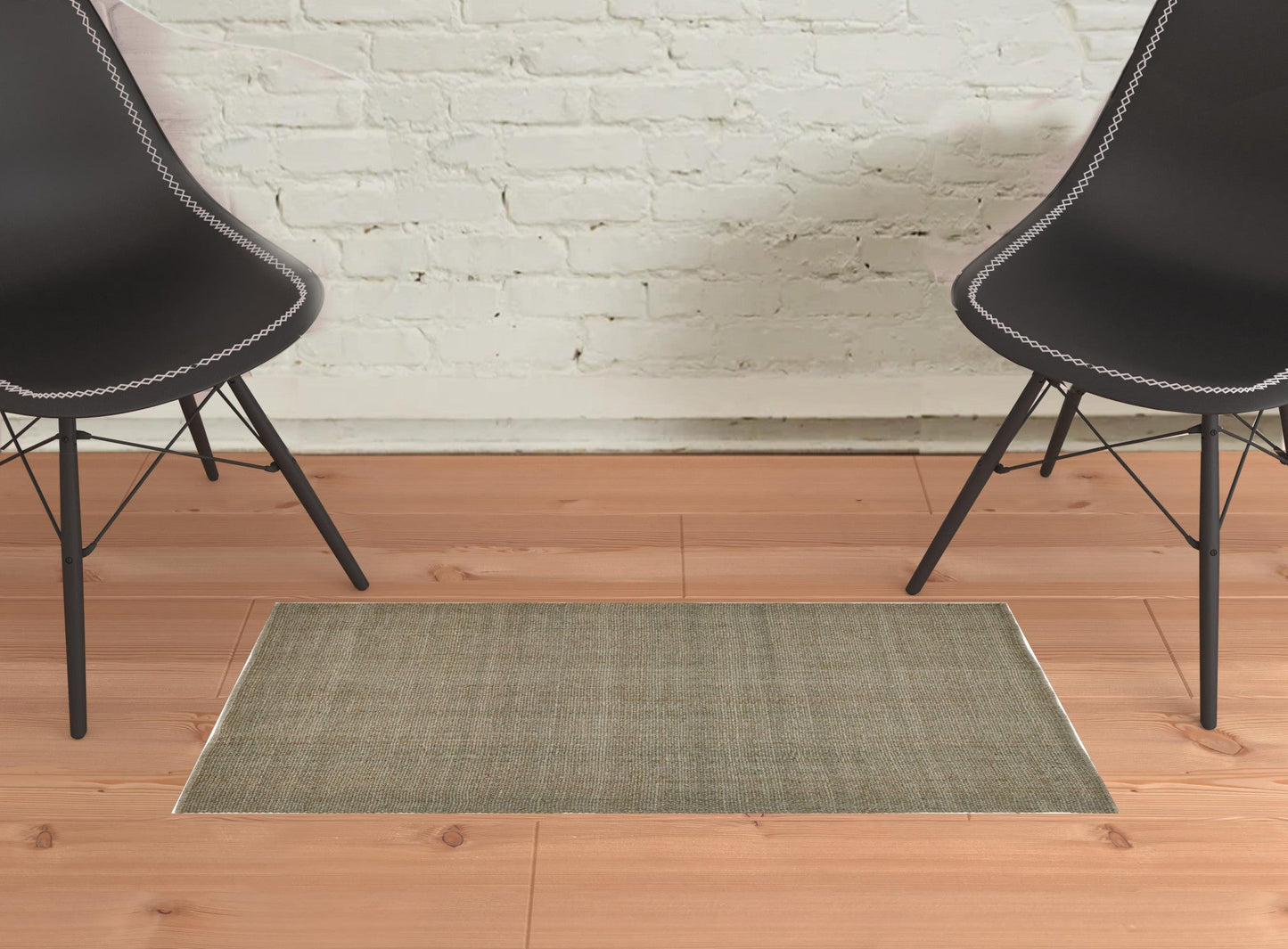 9' X 12' Brown Hand Woven Area Rug