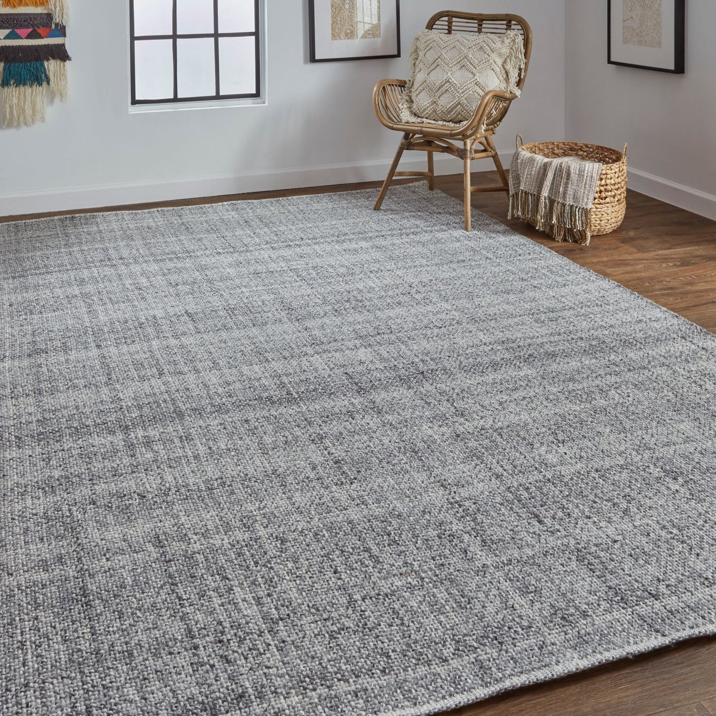 9' X 12' Brown Hand Woven Area Rug