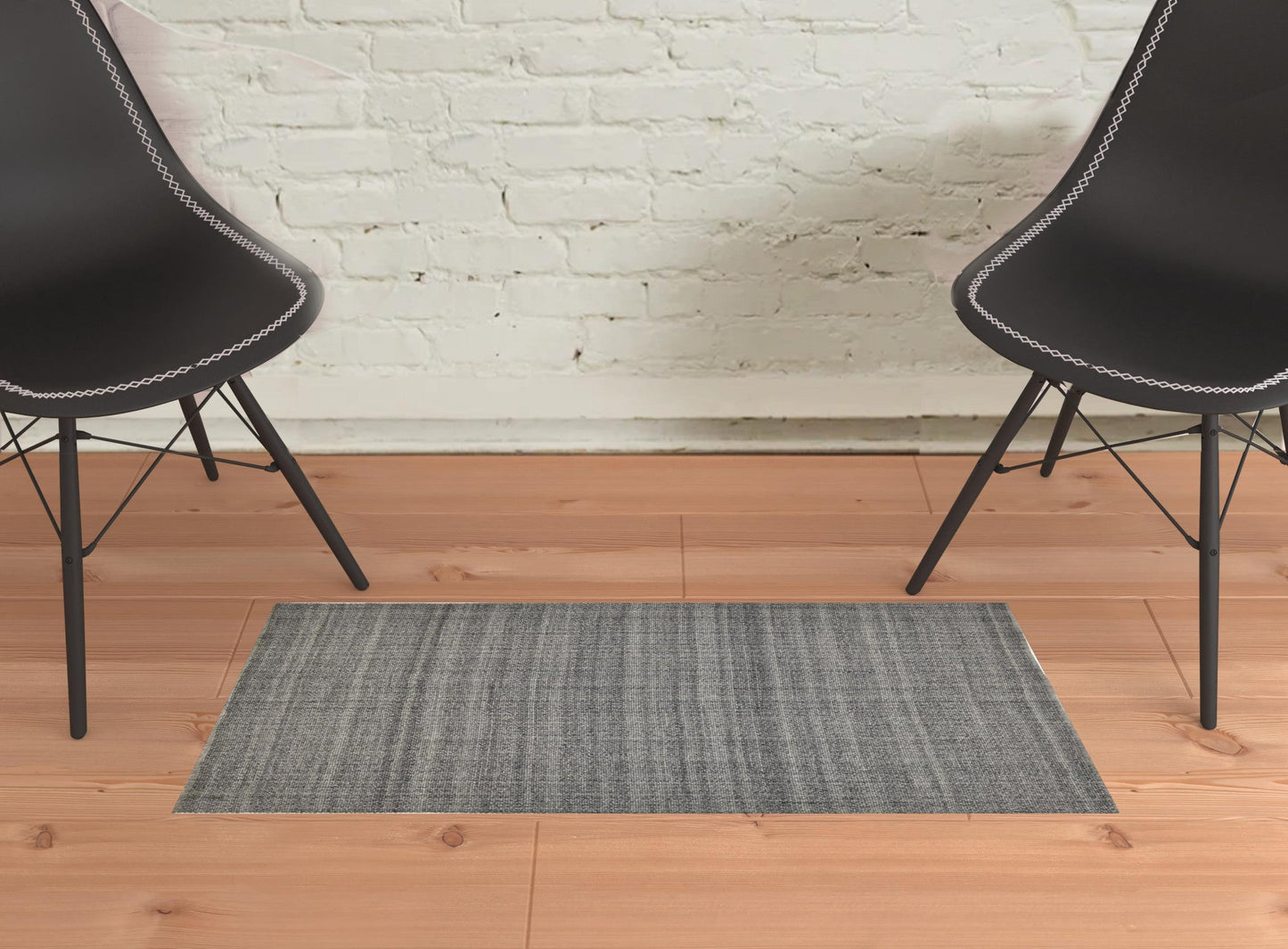 9' X 12' Brown Hand Woven Area Rug