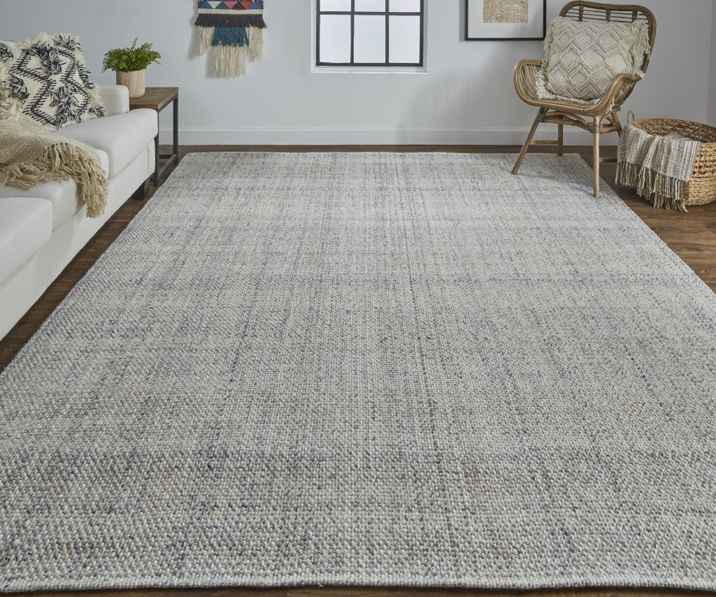 9' X 12' Brown Hand Woven Area Rug