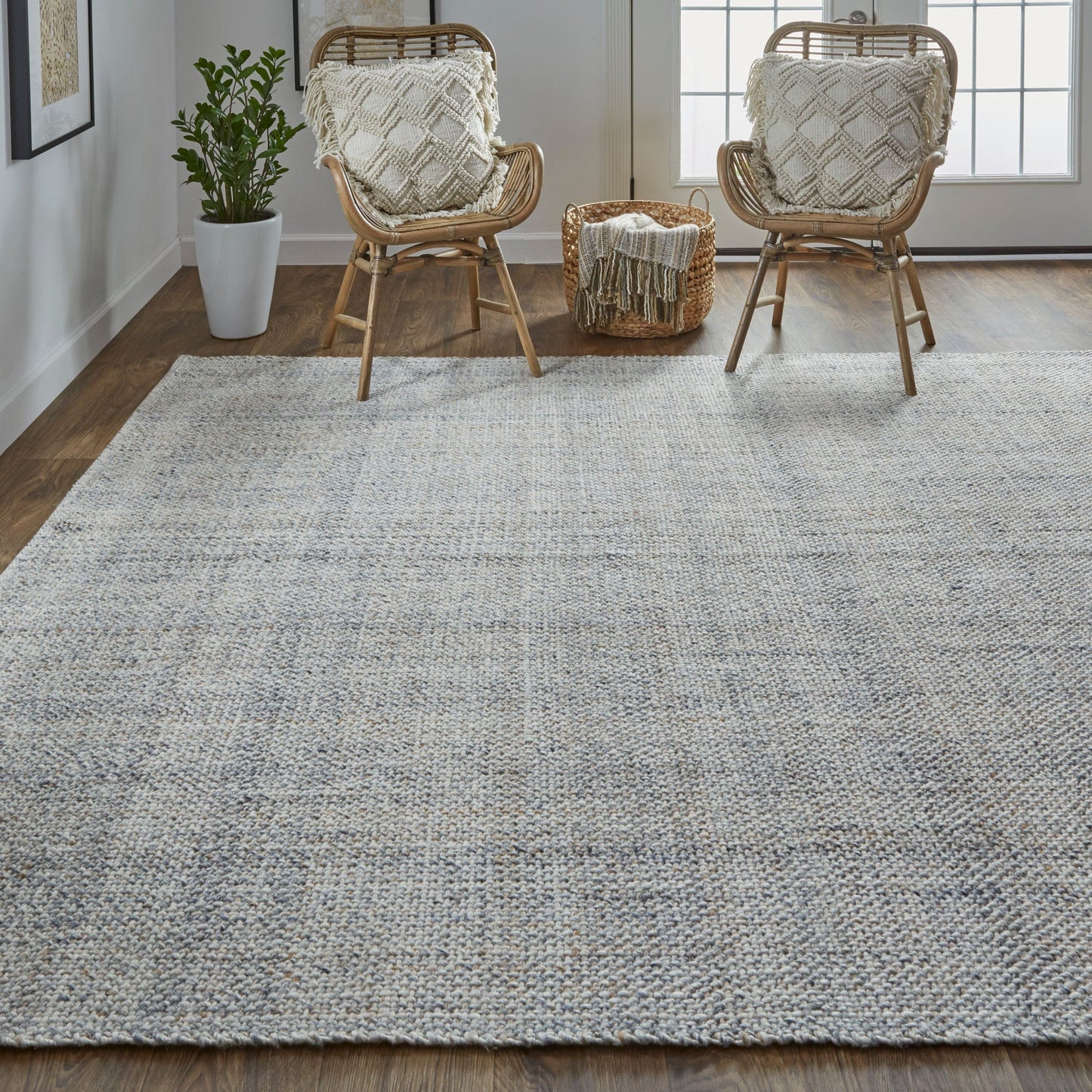 9' X 12' Brown Hand Woven Area Rug