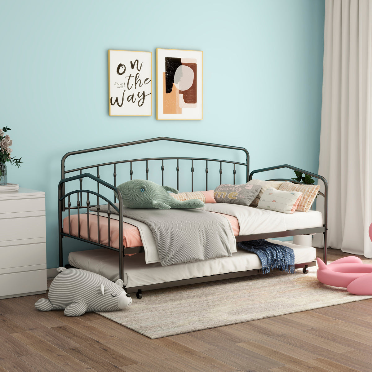 Fox Twin Daybed With Twin Trundle