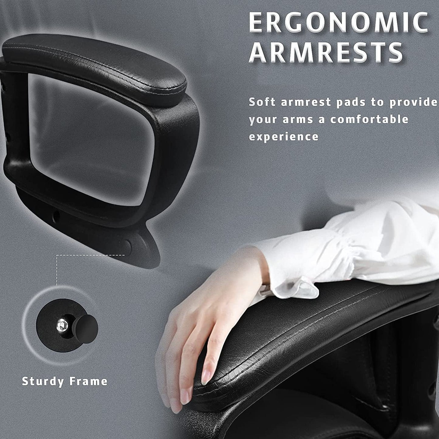 Ergonomic High Back Office Chair for Big and Tall Managers