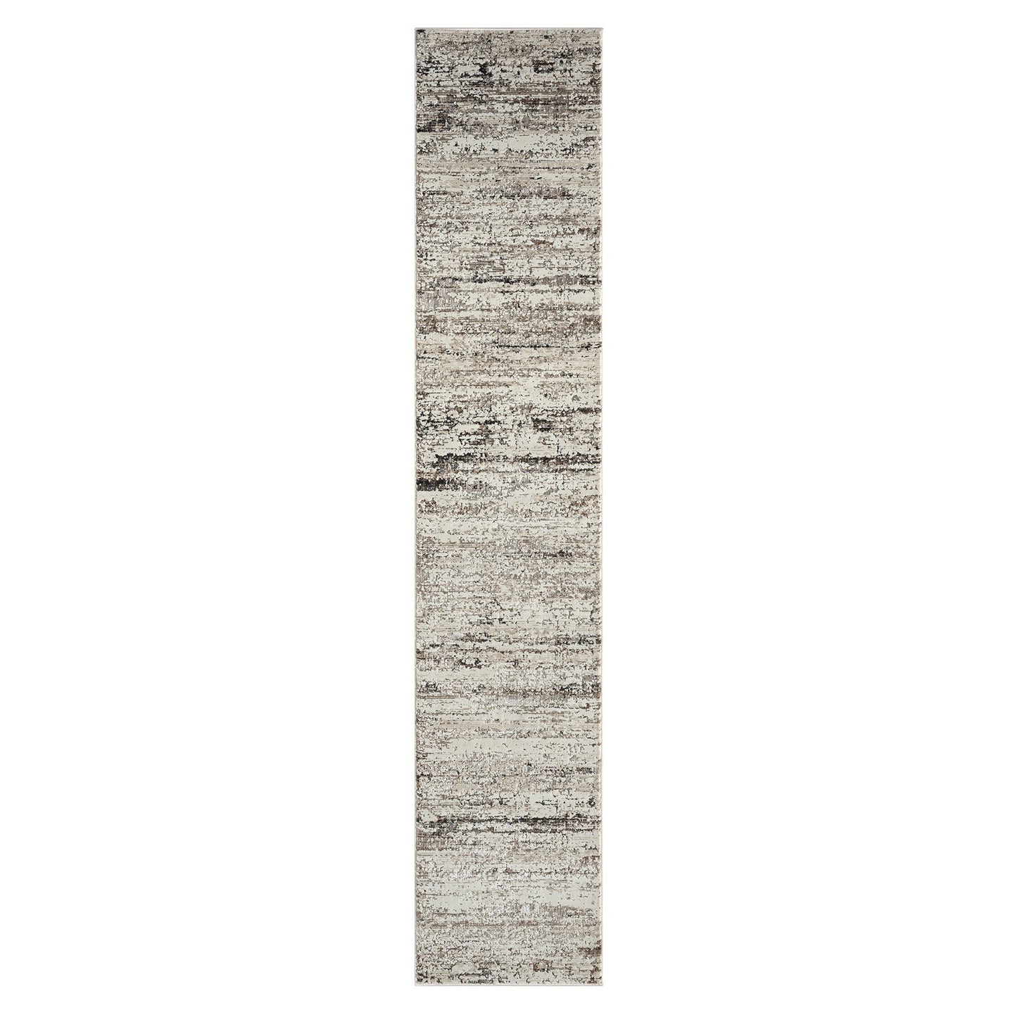 5' X 8' Beige Abstract Distressed Area Rug