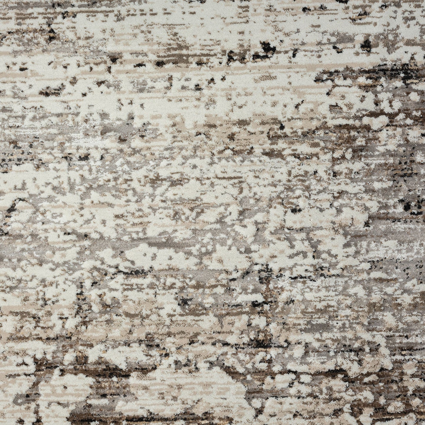 5' X 8' Beige Abstract Distressed Area Rug