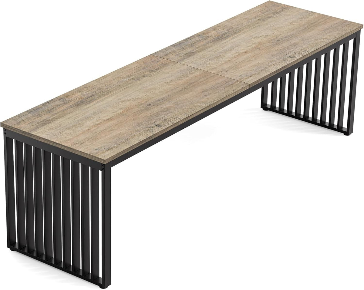 78.74 Inches Double Computer Desk for 2 Person