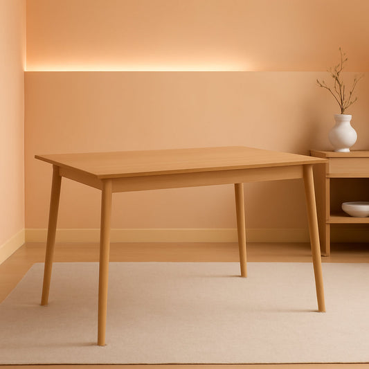 Farmhouse Dining Table For Two To Six With Easy Assembly