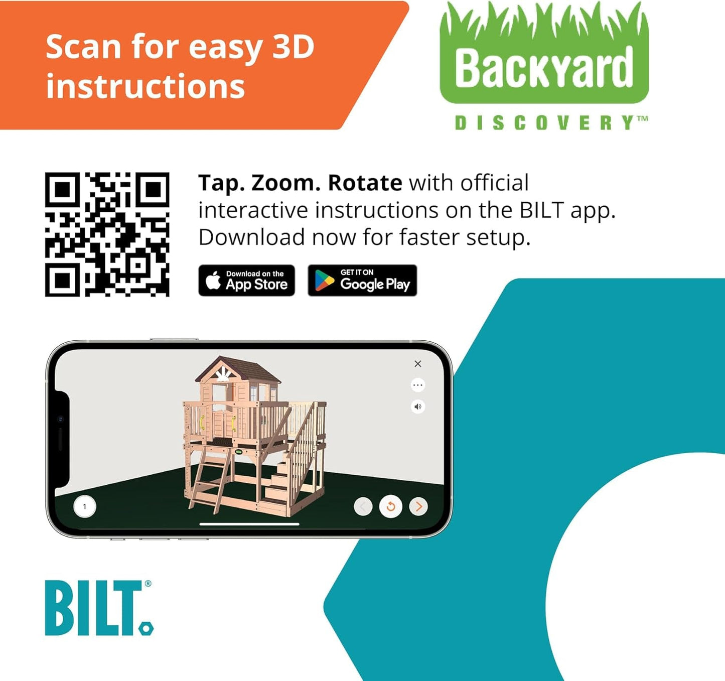 Premium Outdoor Cedar Playhouse With Integrated Kitchen