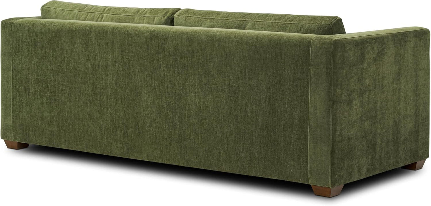 EightyTwoInches Pull Out Sofa Bed With Hidden Mattress