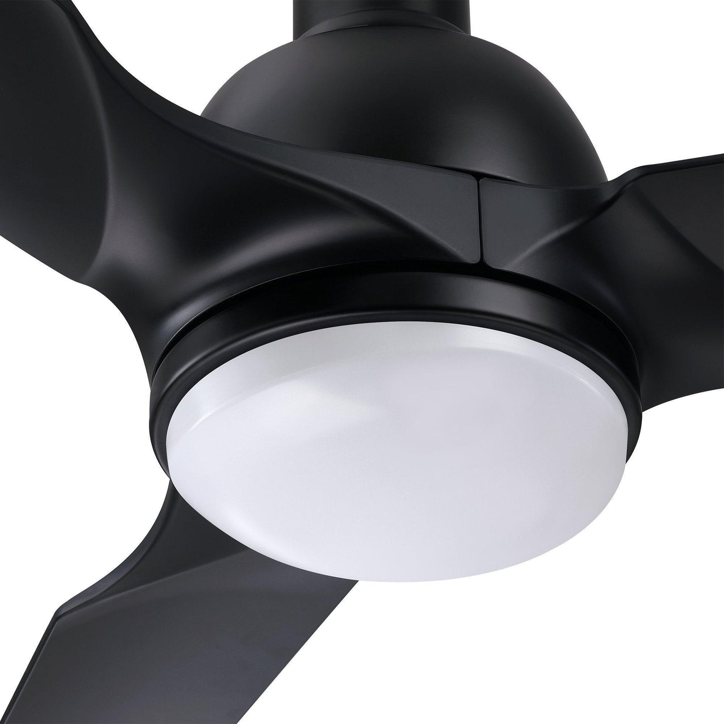 52" Cason Induatrial Downrod Mount Reversible Ceiling Fan with LED Lighting and Remote Control