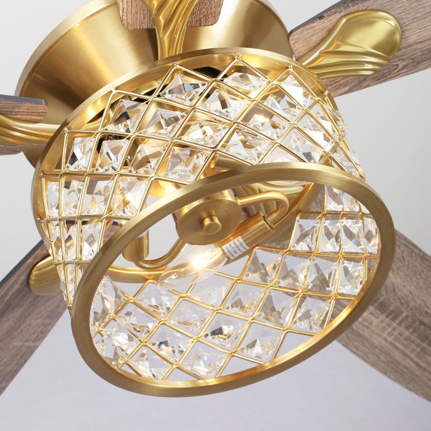 52" Golden Industrial Ceiling Fan