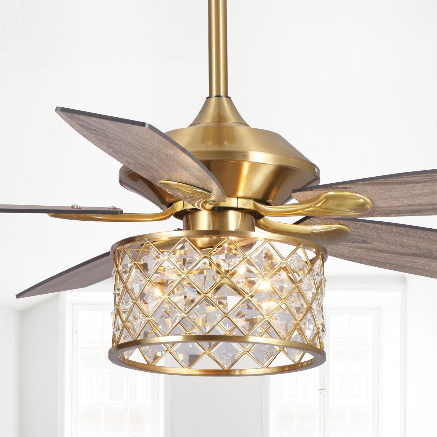52" Golden Industrial Ceiling Fan