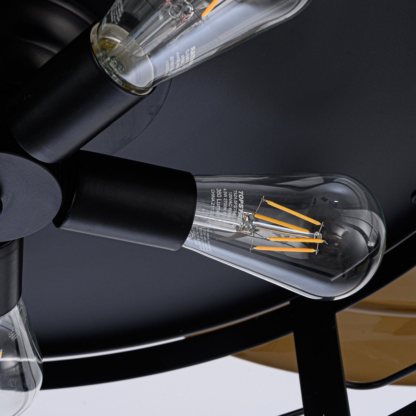 52" Industrial Downrod Mount Ceiling Fan With Lighting And Remote Control