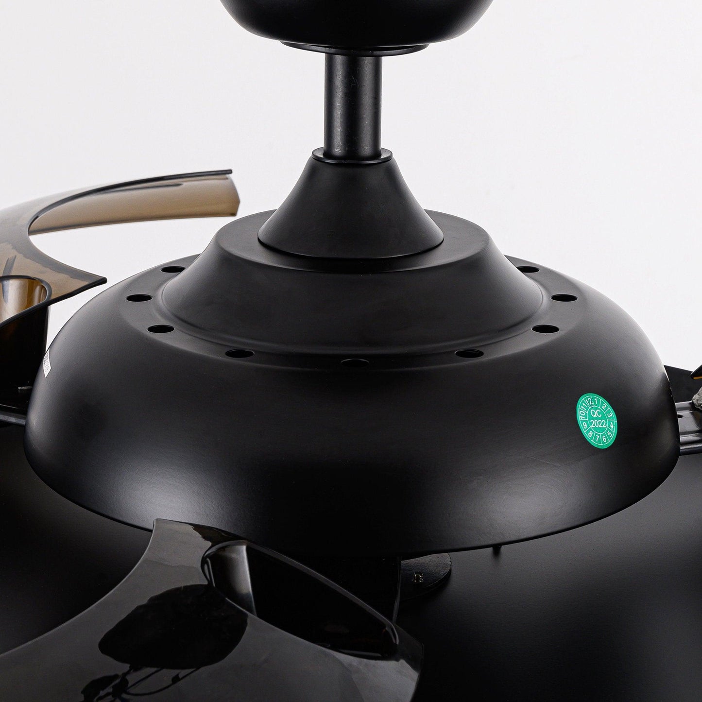 52" Industrial Downrod Mount Ceiling Fan With Lighting And Remote Control