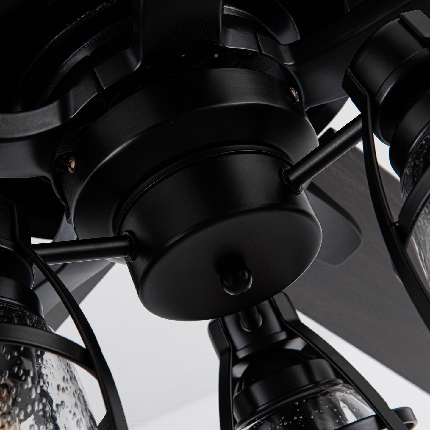 52" Kashmir Traditional Downrod Mount Reversible Ceiling Fan with Lighting and Remote Control