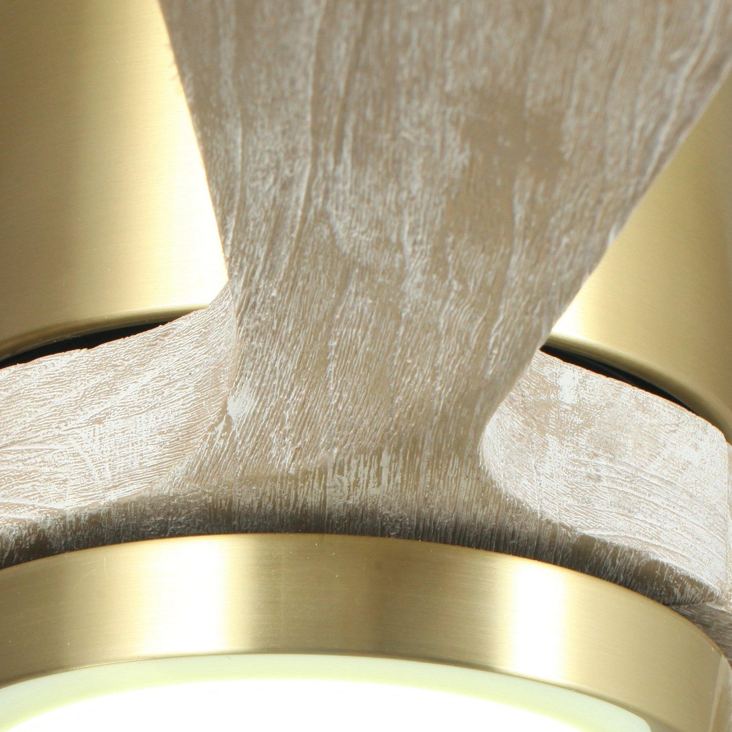 52" Mayna Led Indoor Copper Flush Mounted Ceiling Fan With Light And Remote Control