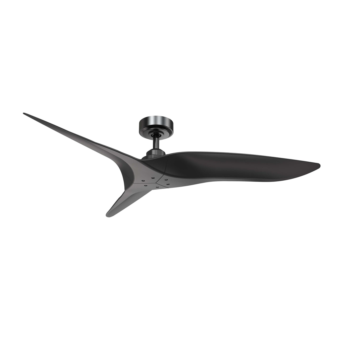 52" Punjab Industrial DC Motor Downrod Mount Reversible Ceiling Fan with Remote Control